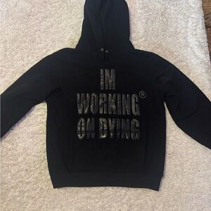 Reckless Scholars X Working on Dying Heavyweight Hoodie